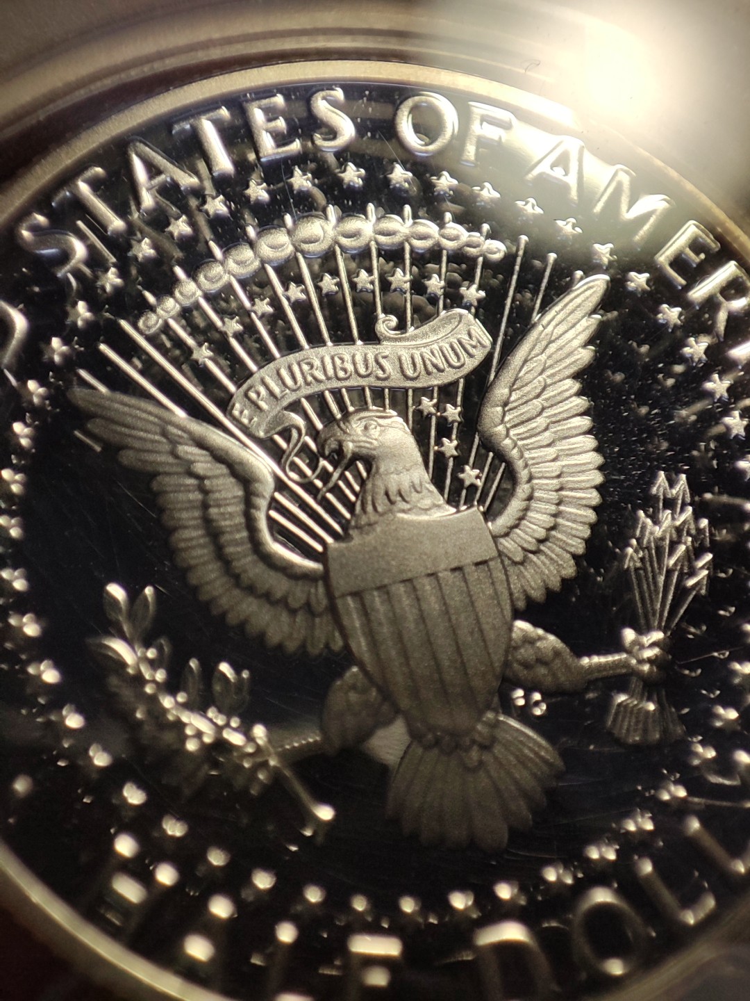 gush小明220626 PCGS1996美国肯尼迪半美元精制镜面银币