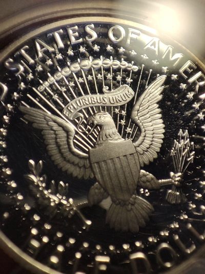 gush小明220626 PCGS1996美国肯尼迪半美元精制镜面银币