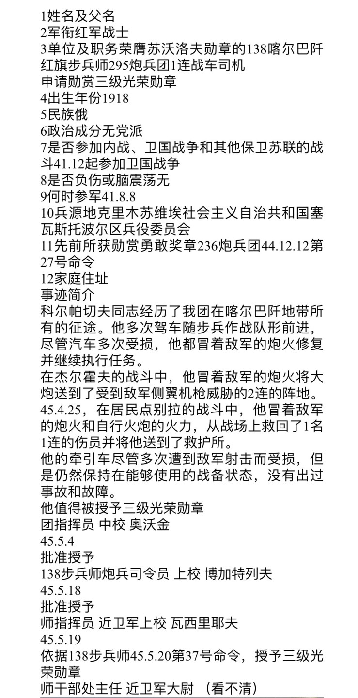 大猫徽章拍卖第195期 三级军事光荣套章 档案齐全