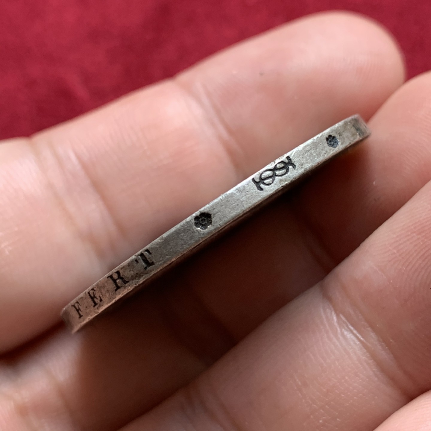 《竞宝斋》第68场-本周日，周一，周四.3场连拍（全场不限金额包邮） 意大利 1874年 5里拉 银币 原味包浆 细节很不错