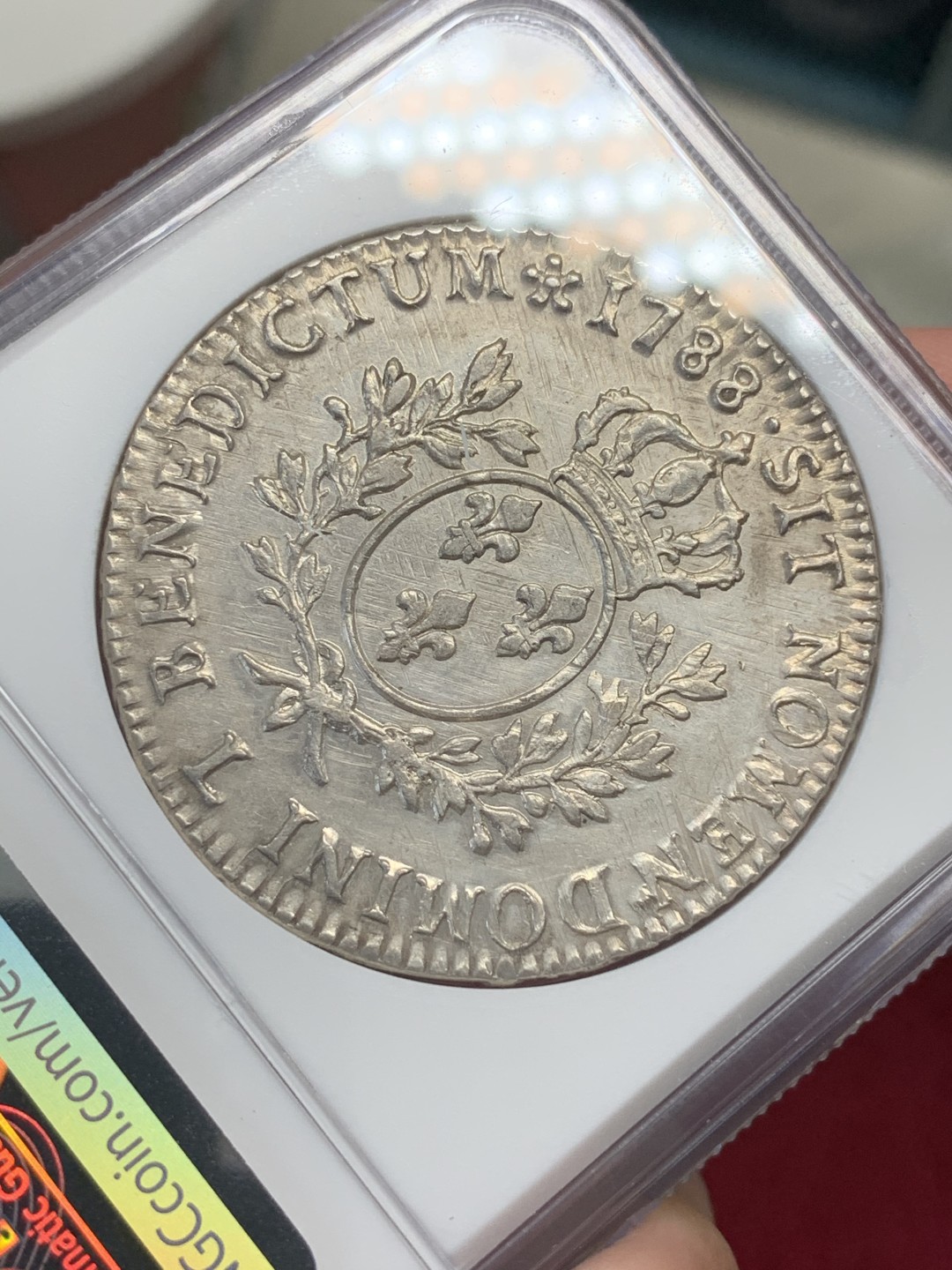 《竞宝斋》第68场-本周日，周一，周四.3场连拍（全场不限金额包邮） NGC AU 法国 1788年路易十六埃居大银币 深打全银光