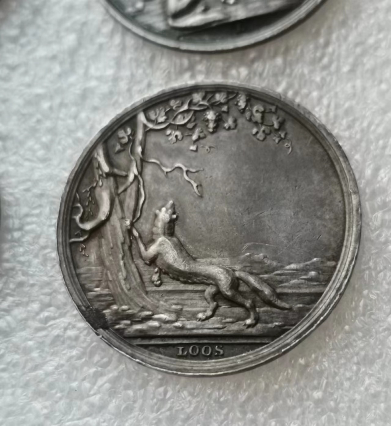 瓶子🏺第45期拍卖会 德国19世纪LOOS学院游戏银质代币4枚套