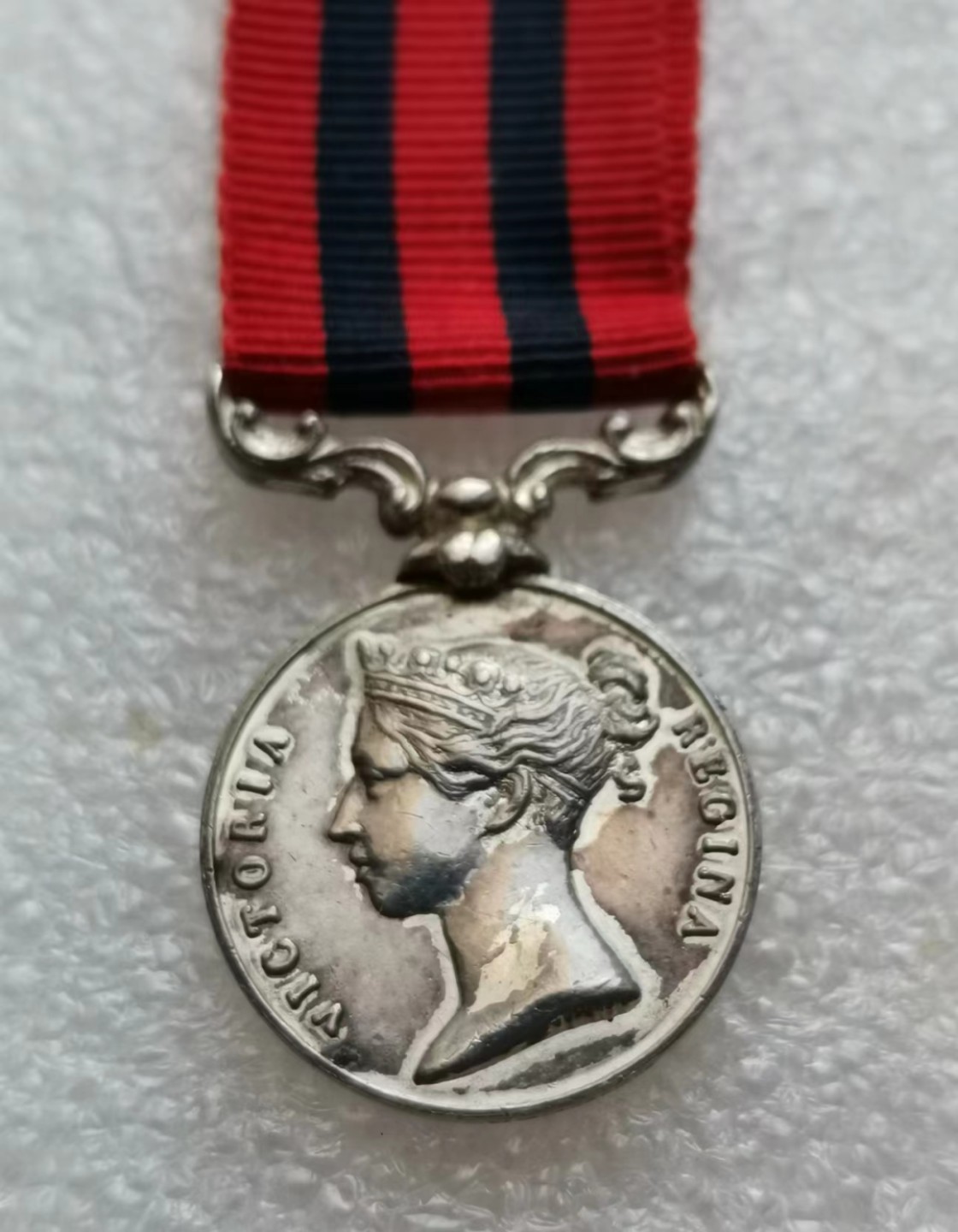 瓶子🏺第45期拍卖会 英国大英帝国印度服务银质奖章（迷你版）