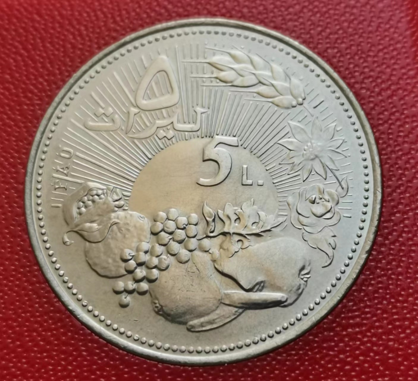 瓶子🏺第45期拍卖会 黎巴嫩1978年FAO粮食日纪念币