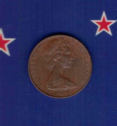 新西兰 1981年 2分 品相如图 AU - 新西兰 1981年 2分 品相如图 AU