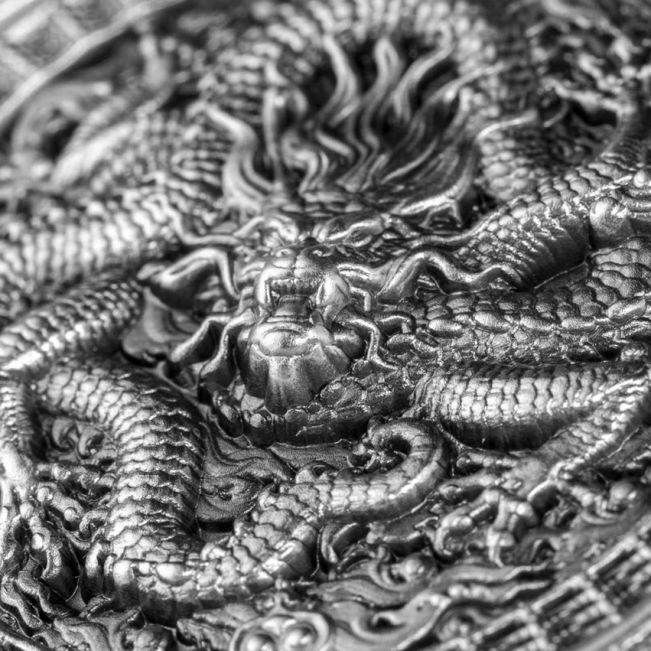 【预售】【乍得】紫禁城·太和殿·蟠龙藻井 银币【120*120mm】 【预售】【乍得】紫禁城·太和殿·蟠龙藻井仿古银币【120*120mm】