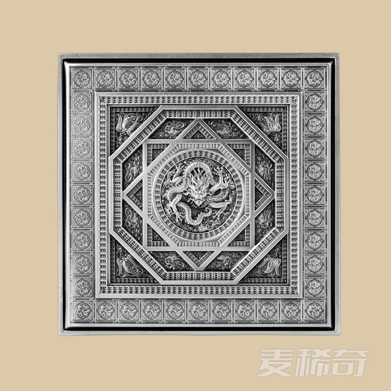 【预售】【乍得】紫禁城·太和殿·蟠龙藻井 银币【120*120mm】 【预售】【乍得】紫禁城·太和殿·蟠龙藻井仿古银币【120*120mm】