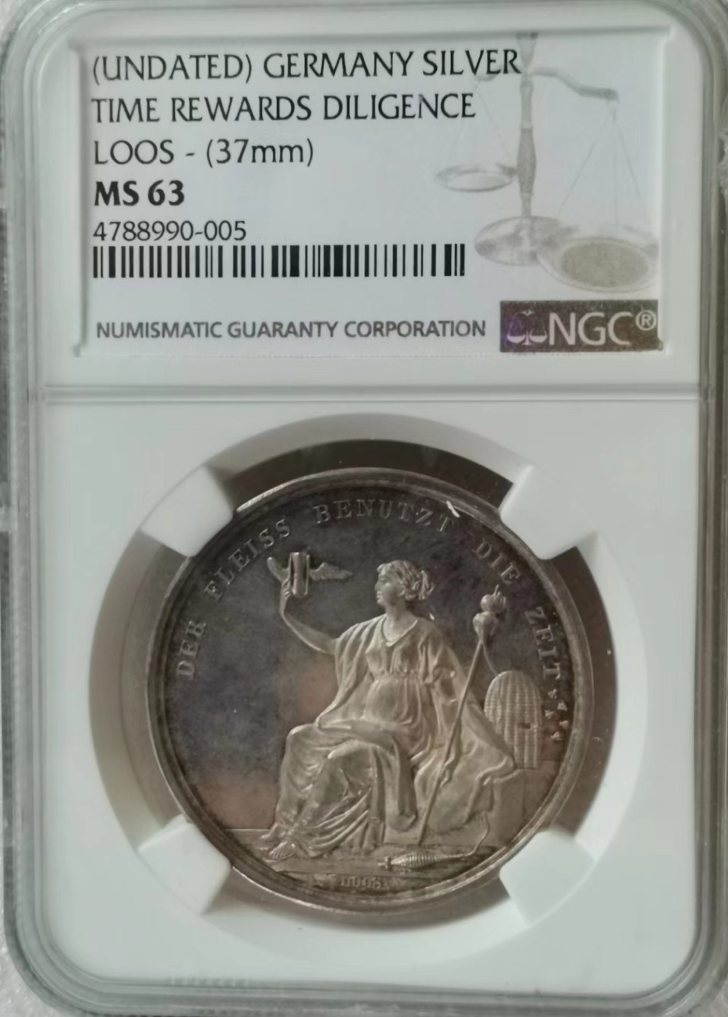 瓶子🏺第45期拍卖会 德国19世纪早期LOOS宗教银章