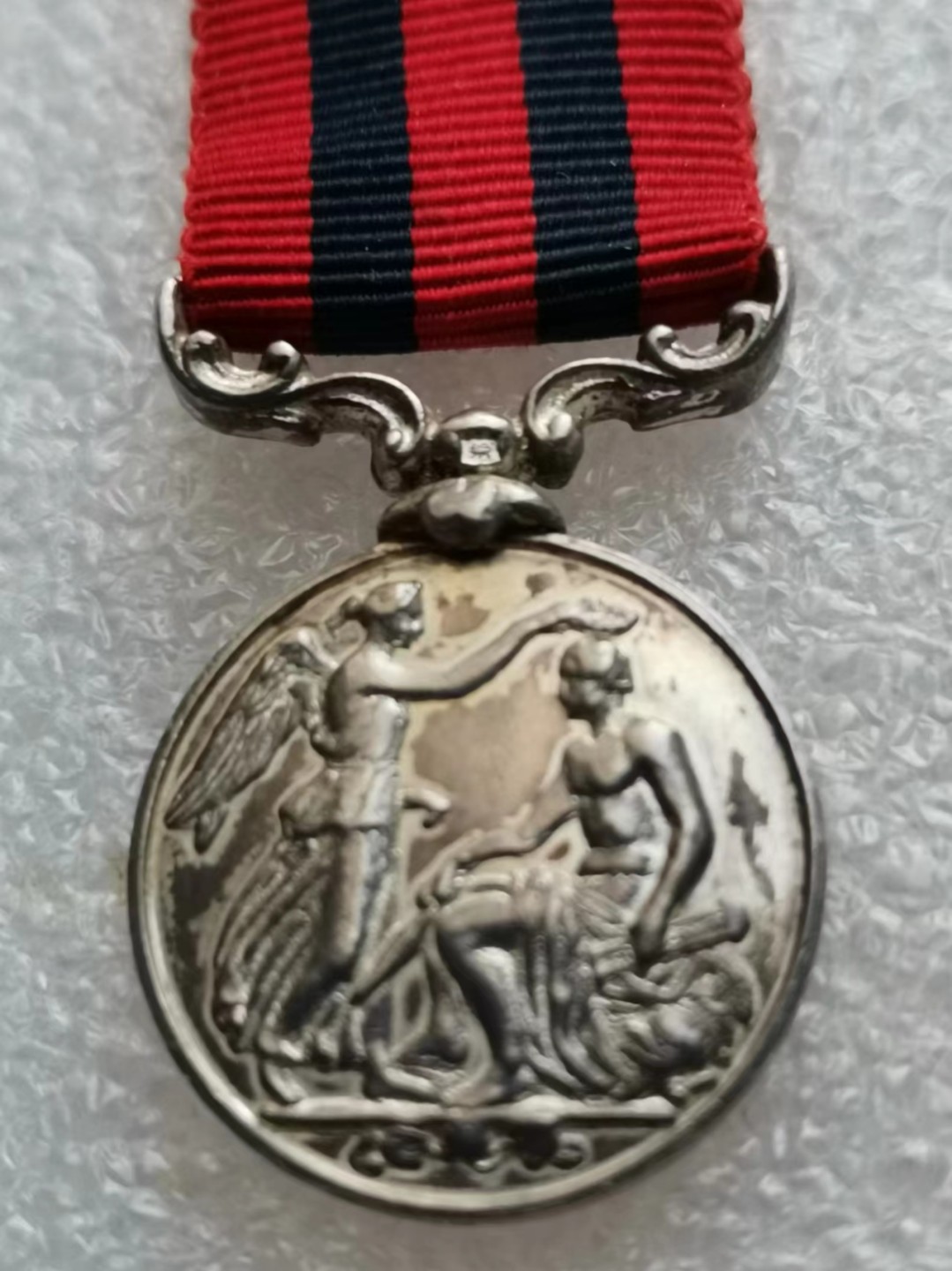 瓶子🏺第45期拍卖会 英国大英帝国印度服务银质奖章（迷你版）