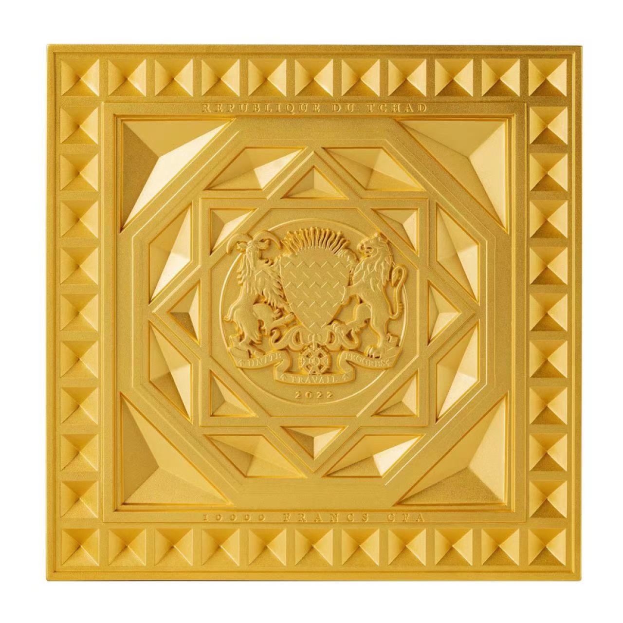 【预售】【乍得】紫禁城·太和殿·蟠龙藻井 银币【120*120mm】 【预售】【乍得】紫禁城·太和殿·蟠龙藻井镀金银币【120*120mm】