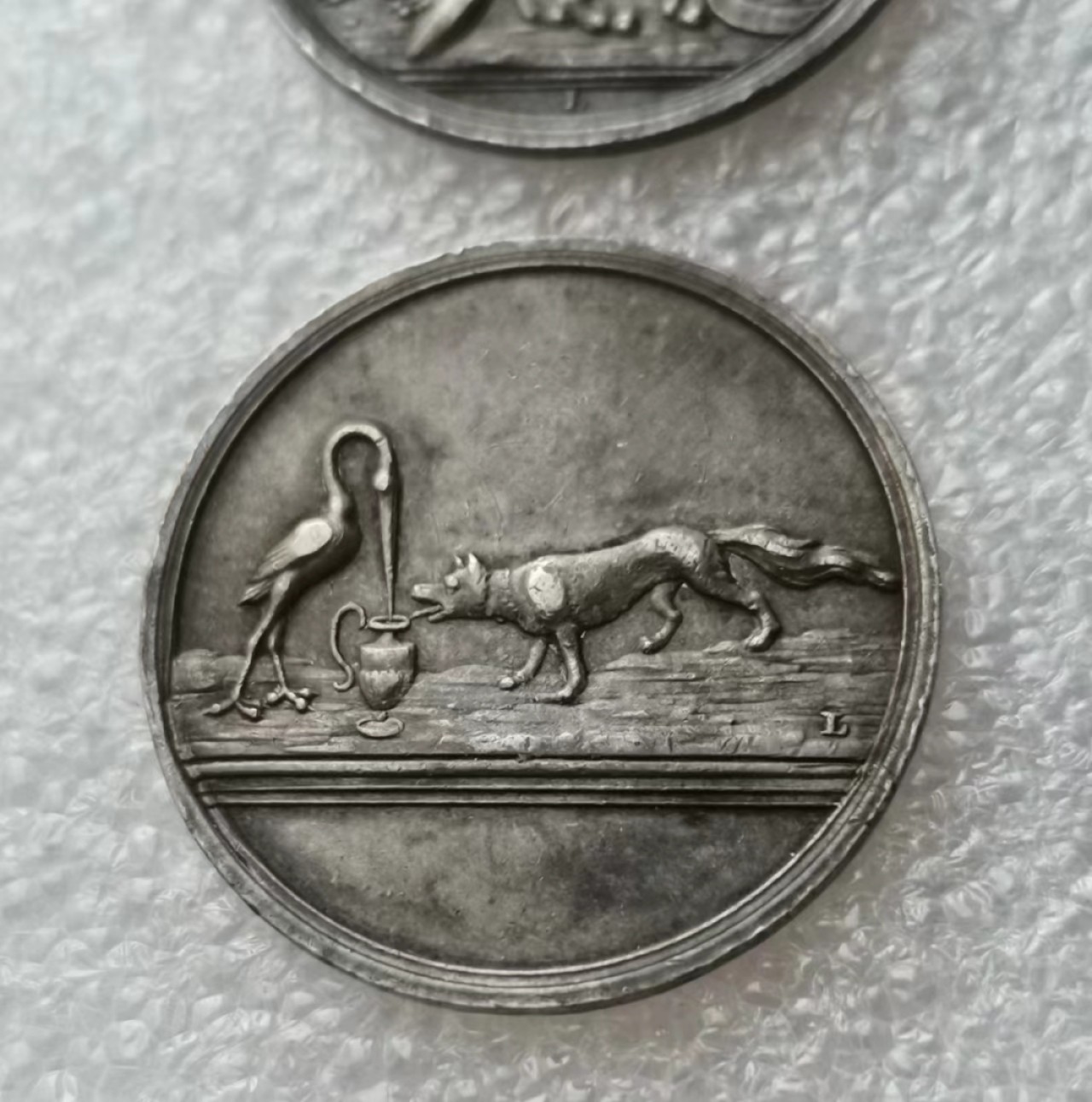 瓶子🏺第45期拍卖会 德国19世纪LOOS学院游戏银质代币4枚套