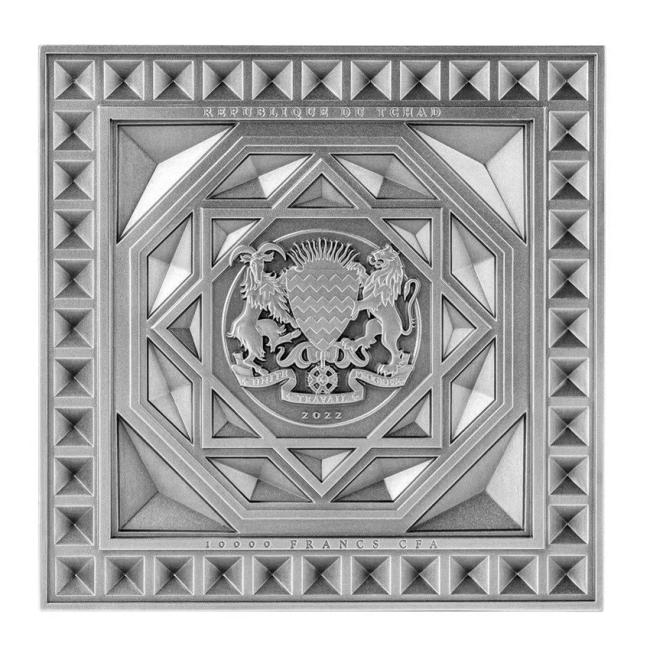 【预售】【乍得】紫禁城·太和殿·蟠龙藻井 银币【120*120mm】 【预售】【乍得】紫禁城·太和殿·蟠龙藻井仿古银币【120*120mm】