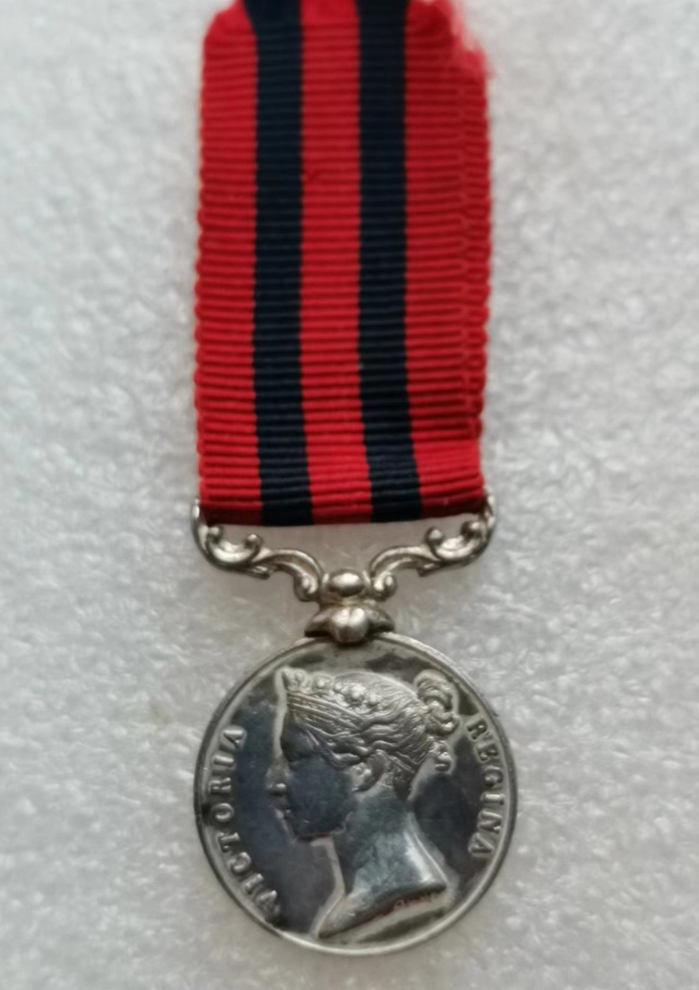 瓶子🏺第45期拍卖会 英国大英帝国印度服务银质奖章（迷你版）