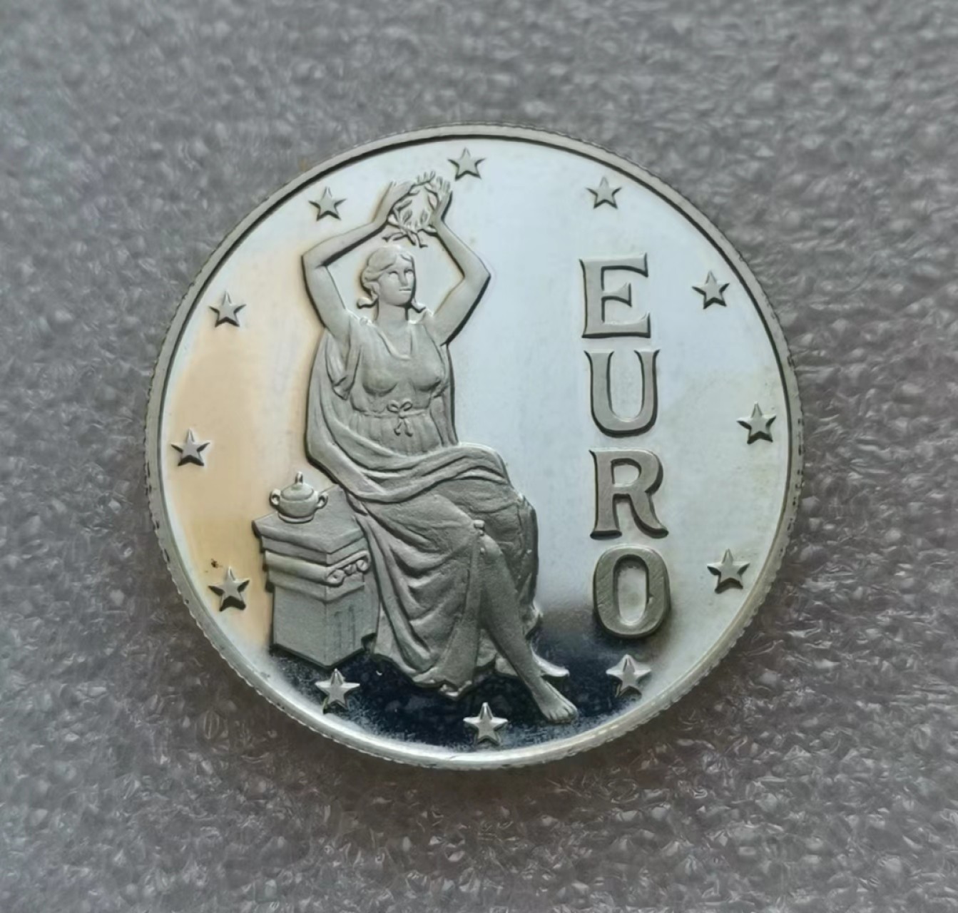 瓶子🏺第45期拍卖会 安道尔1997年罗马条约签订40周年1第纳尔精制银币