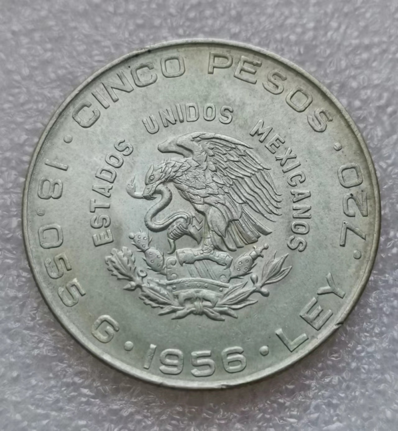 瓶子🏺第45期拍卖会 墨西哥1956年1比索银币