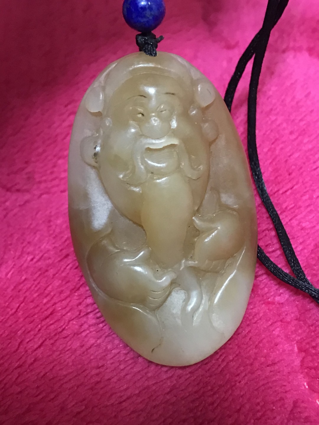 缤纷开心拍477期 清代寿星石挂件吊坠，包老