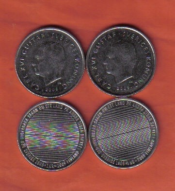 瑞典2009年1克朗 纪念币 实物图 UNC       - 瑞典2009年1克朗 纪念币 实物图 UNC      