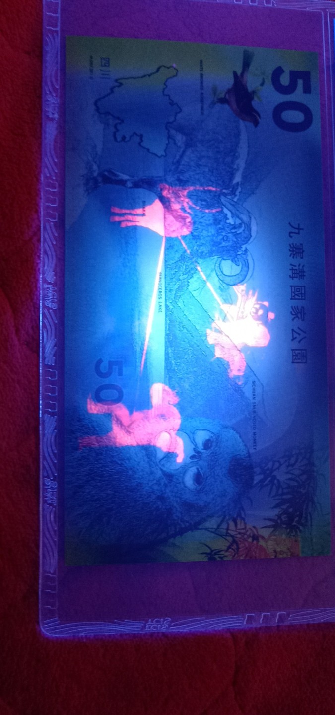小英开心拍第590期 四川九寨沟测试票一张，靓号天印评级