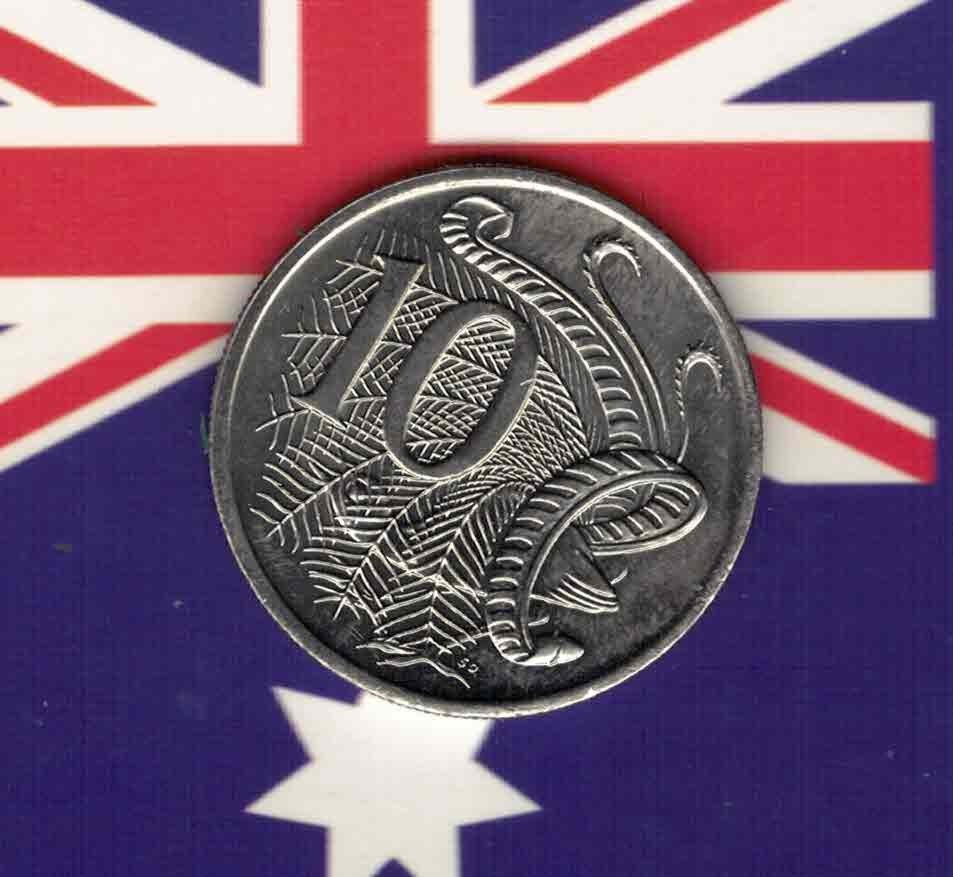 澳大利亚1999年10分 实物图 UNC 