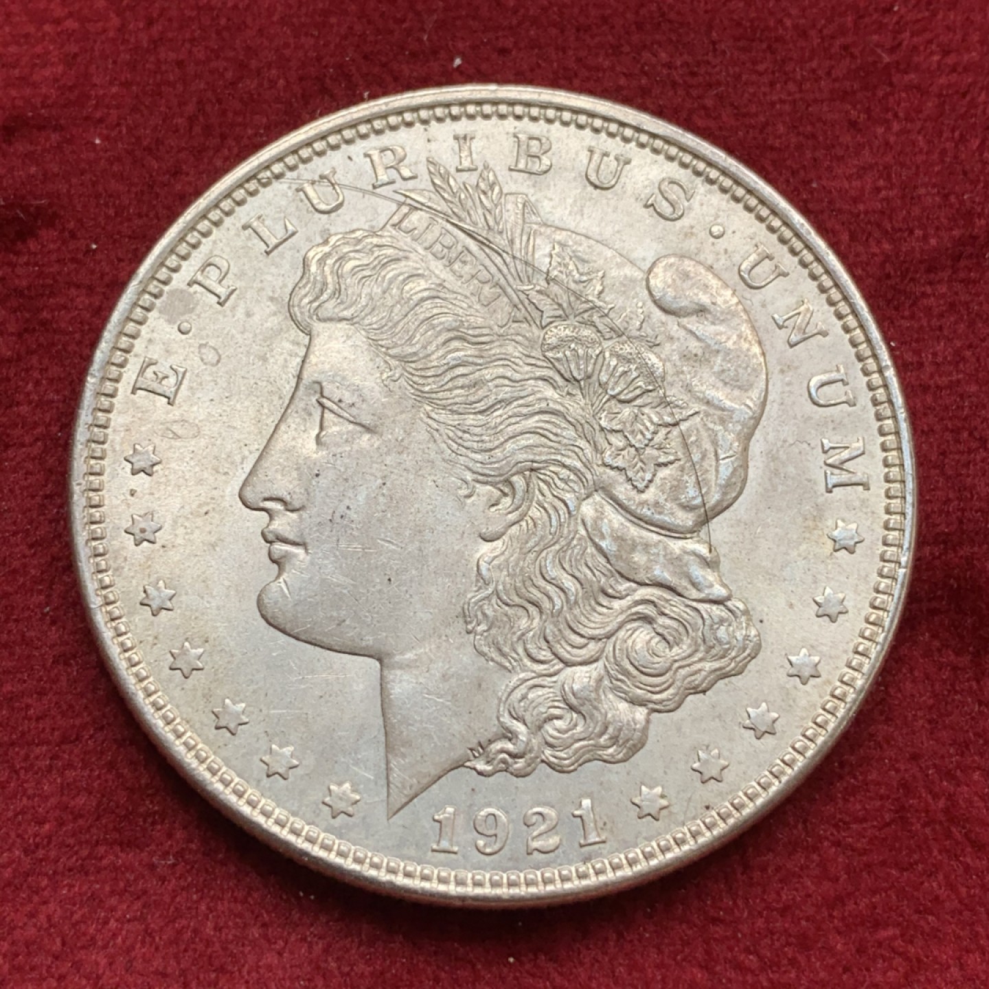 《竞宝斋》第69场-本周日，周一，周四.3场连拍（全场不限金额包邮） 美国摩根1921年 原光好品 可以送评