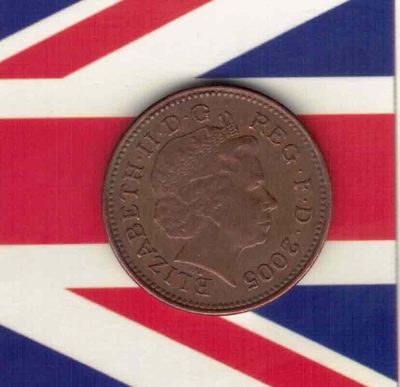 英国2005年1便士 实物如图        - 英国2005年1便士 实物如图       