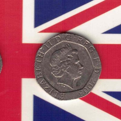 英国2008年20便士 纪念币 实物如图        - 英国2008年20便士 纪念币 实物如图       