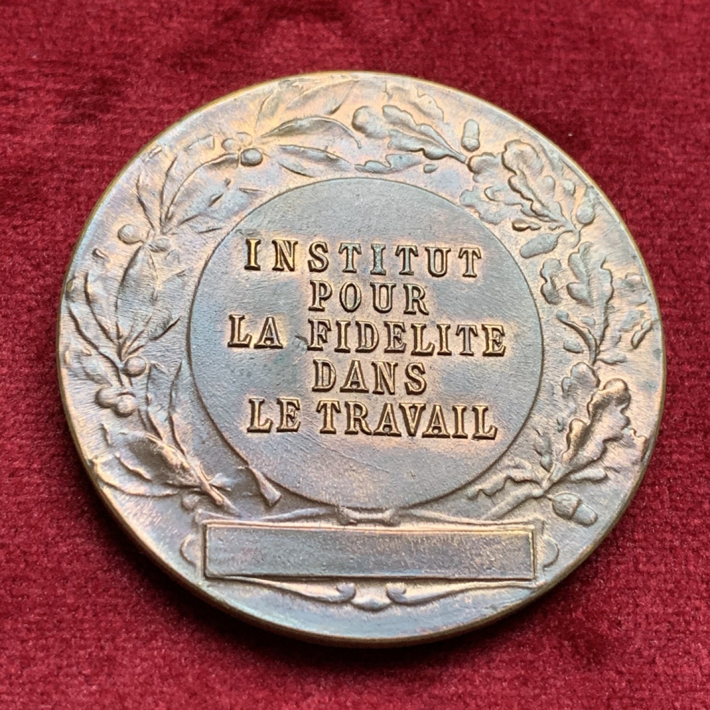 《竞宝斋》第69场-本周日，周一，周四.3场连拍（全场不限金额包邮） 法国 玛丽安娜女神 戎装像 铜章（红铜色） 29.3克 41.5mm  20世纪初