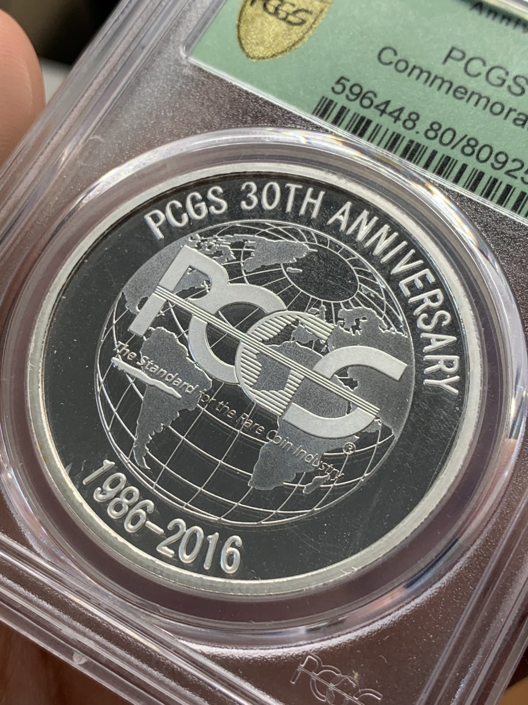 《竞宝斋》第69场-本周日，周一，周四.3场连拍（全场不限金额包邮） 2016年 PCGS公司30周年纪念章