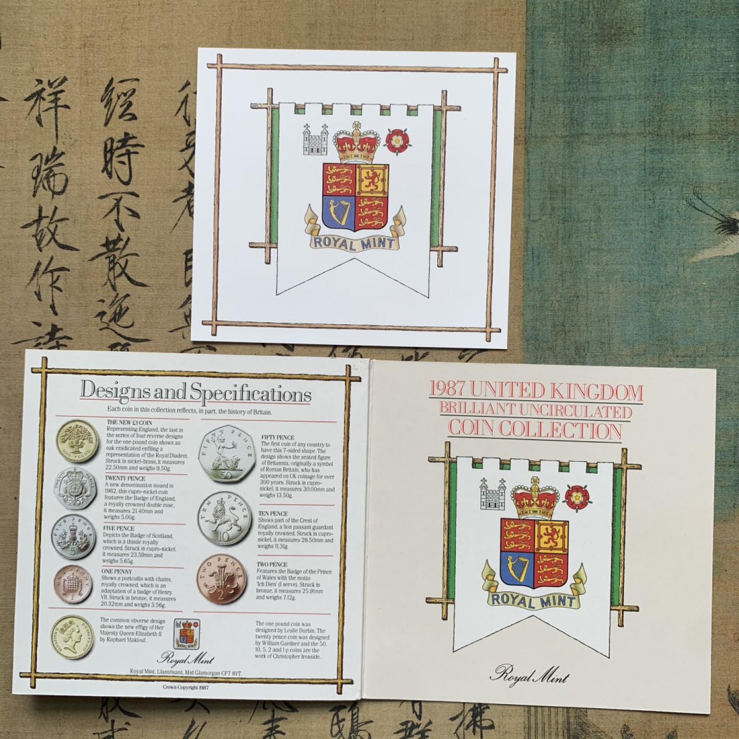 《竞宝斋》第69场-本周日，周一，周四.3场连拍（全场不限金额包邮） 英国1987年官方封装套币