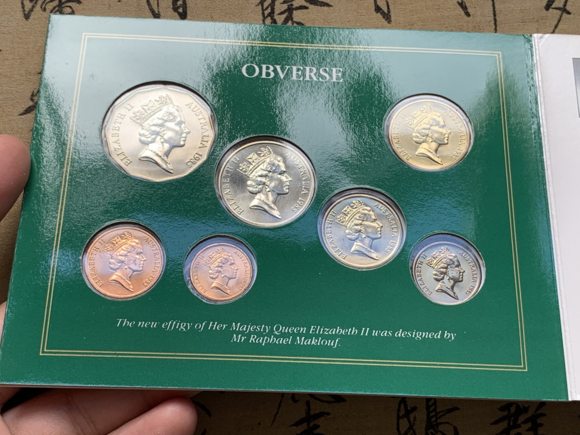 《竞宝斋》第69场-本周日，周一，周四.3场连拍（全场不限金额包邮） 澳大利亚1985年官方封装套币