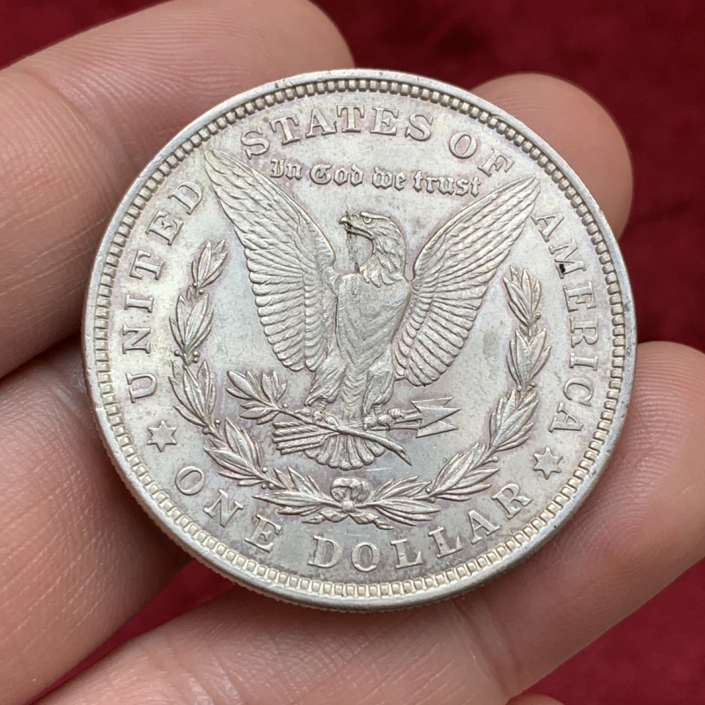 《竞宝斋》第69场-本周日，周一，周四.3场连拍（全场不限金额包邮） 美国摩根1921年 原光好品 可以送评