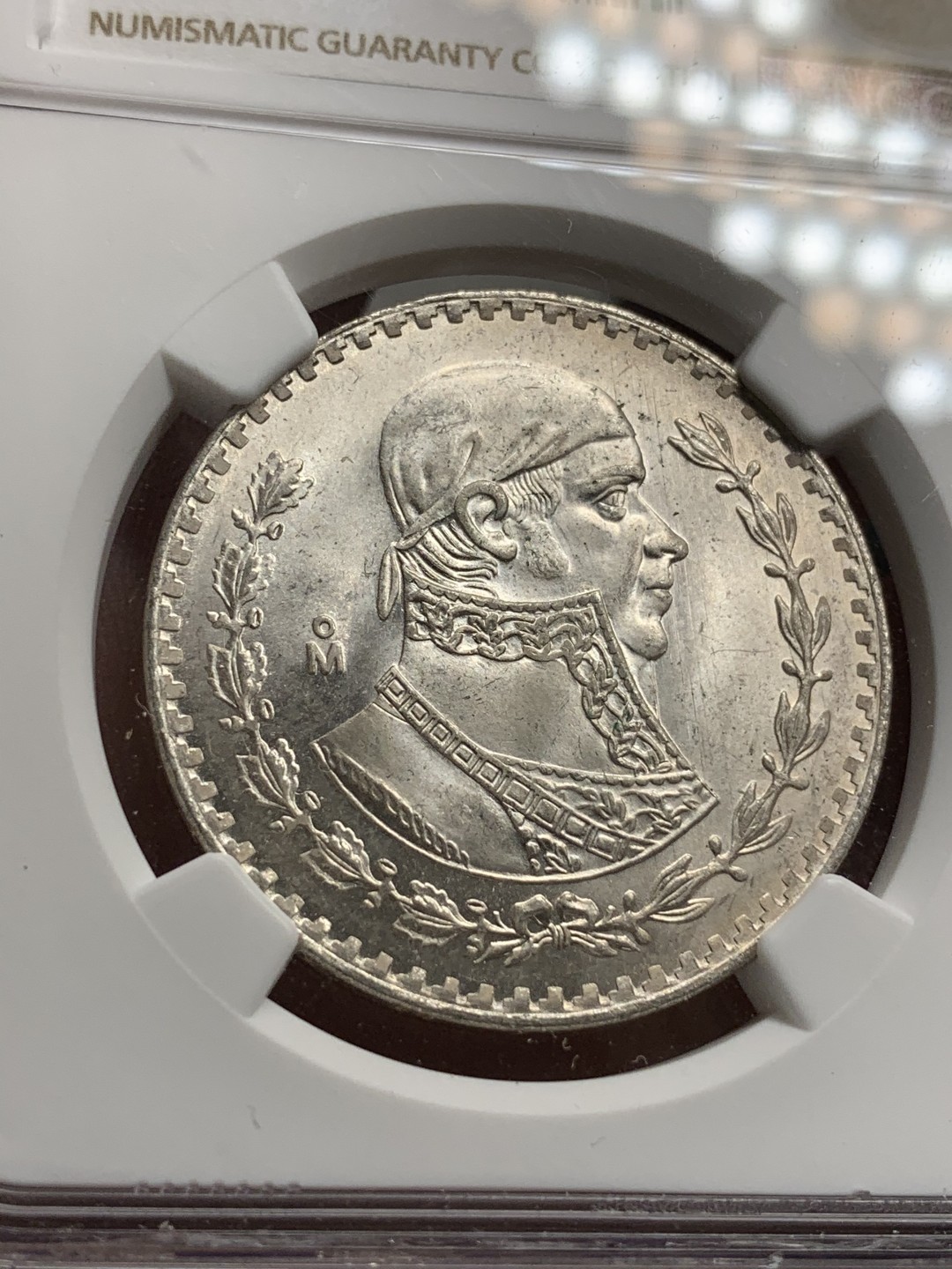 《竞宝斋》第69场-本周日，周一，周四.3场连拍（全场不限金额包邮） NGC-MS66 墨西哥 1966年 鹰洋1比索 大银币 顶级原光顶级状态