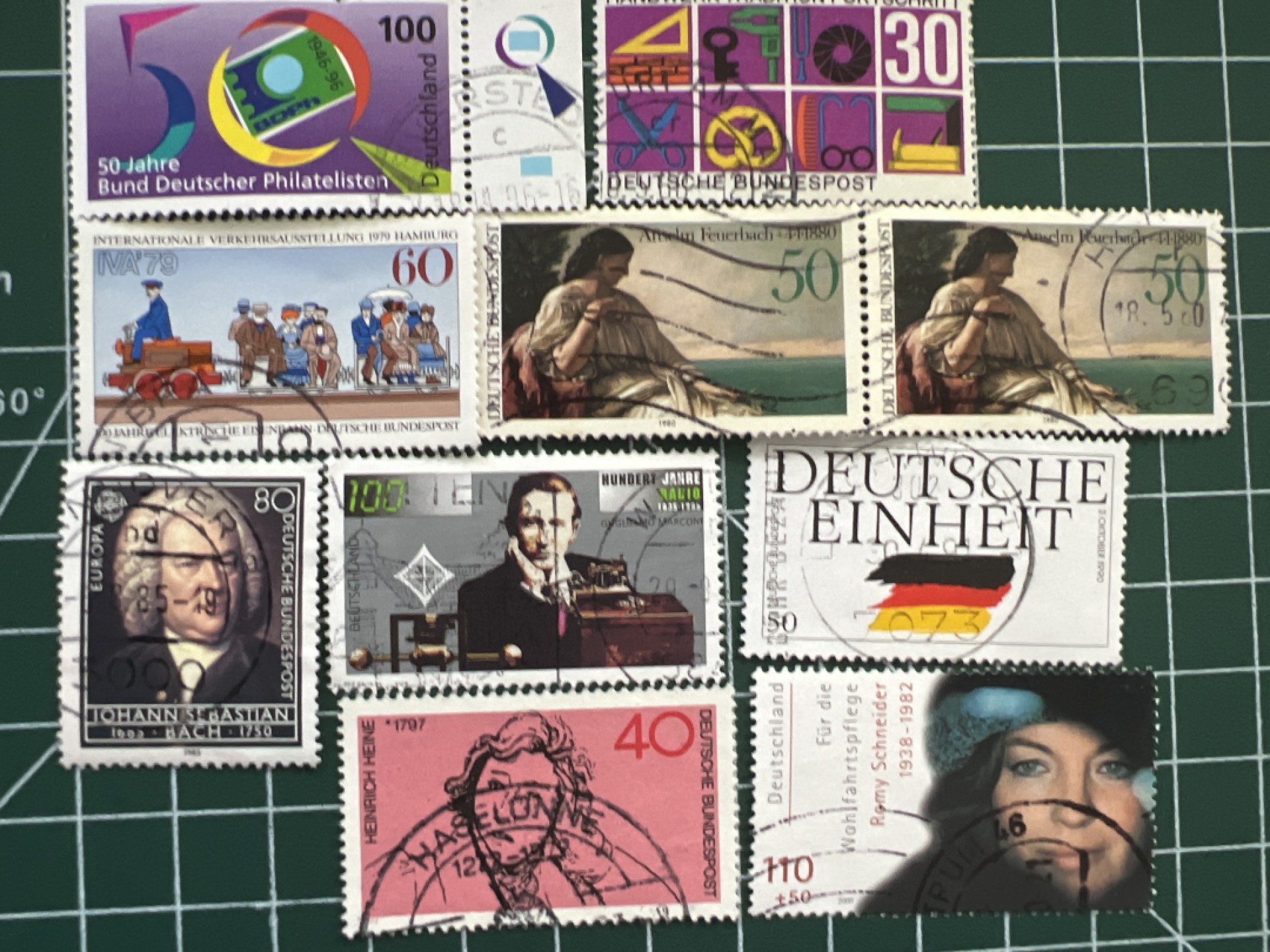 泡泡堂第十三期  世界邮票专场（全场20包邮） 德国邮票十张二十二
