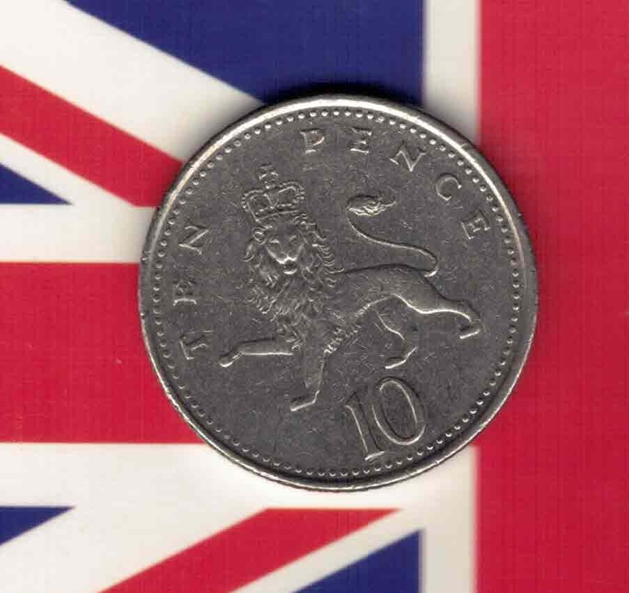 英国2000年10便士 实物如图        