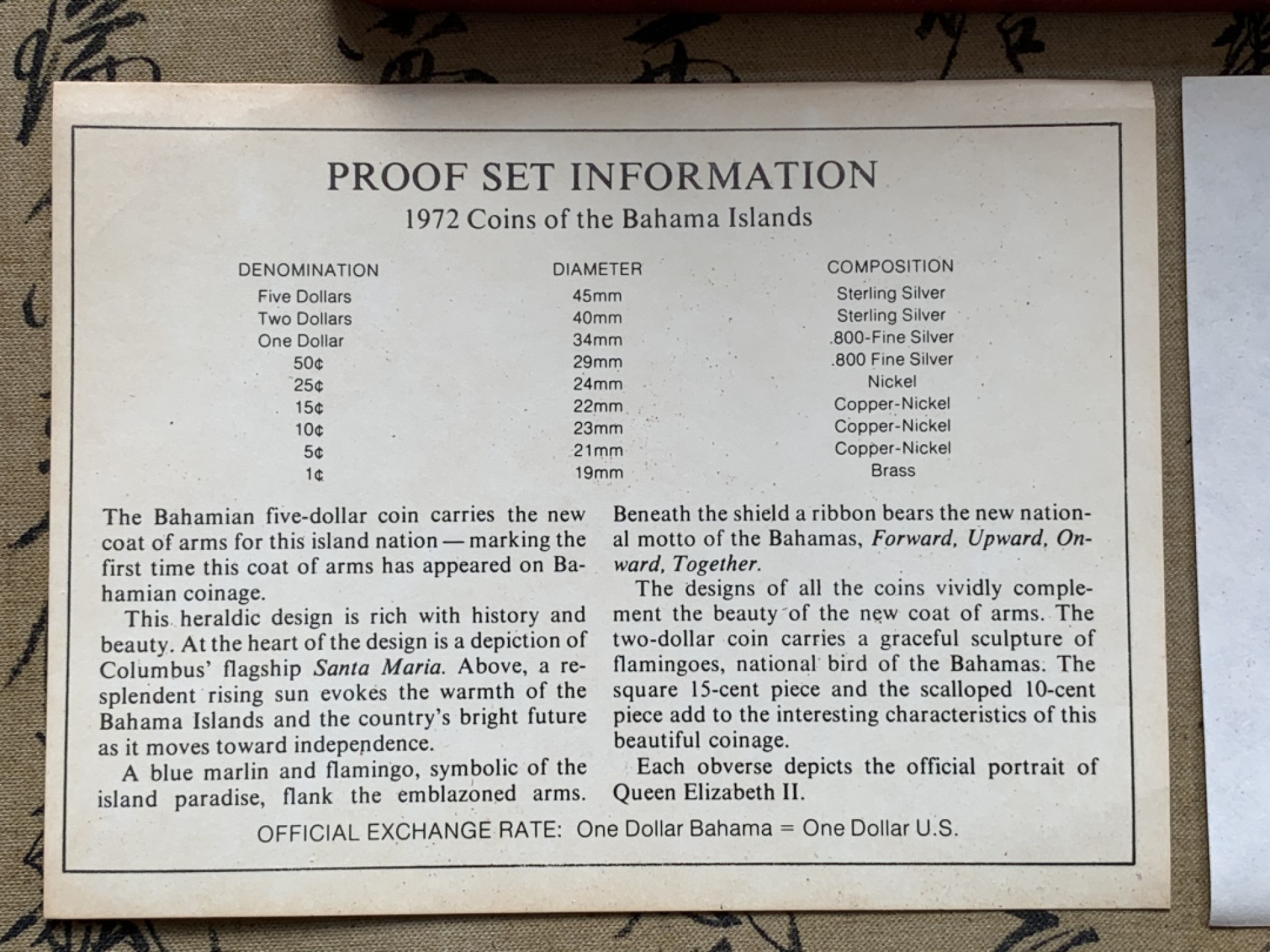 《竞宝斋》第69场-本周日，周一，周四.3场连拍（全场不限金额包邮） 1972年 巴哈马 9枚装 4枚银币 10.37+18.14+29.80 +42.12 盒证全