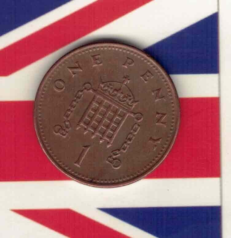 英国2005年1便士 实物如图       
