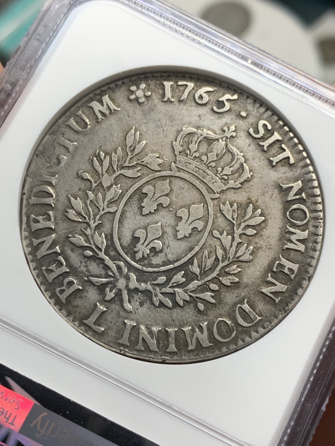 《竞宝斋》第69场-本周日，周一，周四.3场连拍（全场不限金额包邮） NGC-XF 法国 1765-L年 路易十五 ECU大银币 老包浆