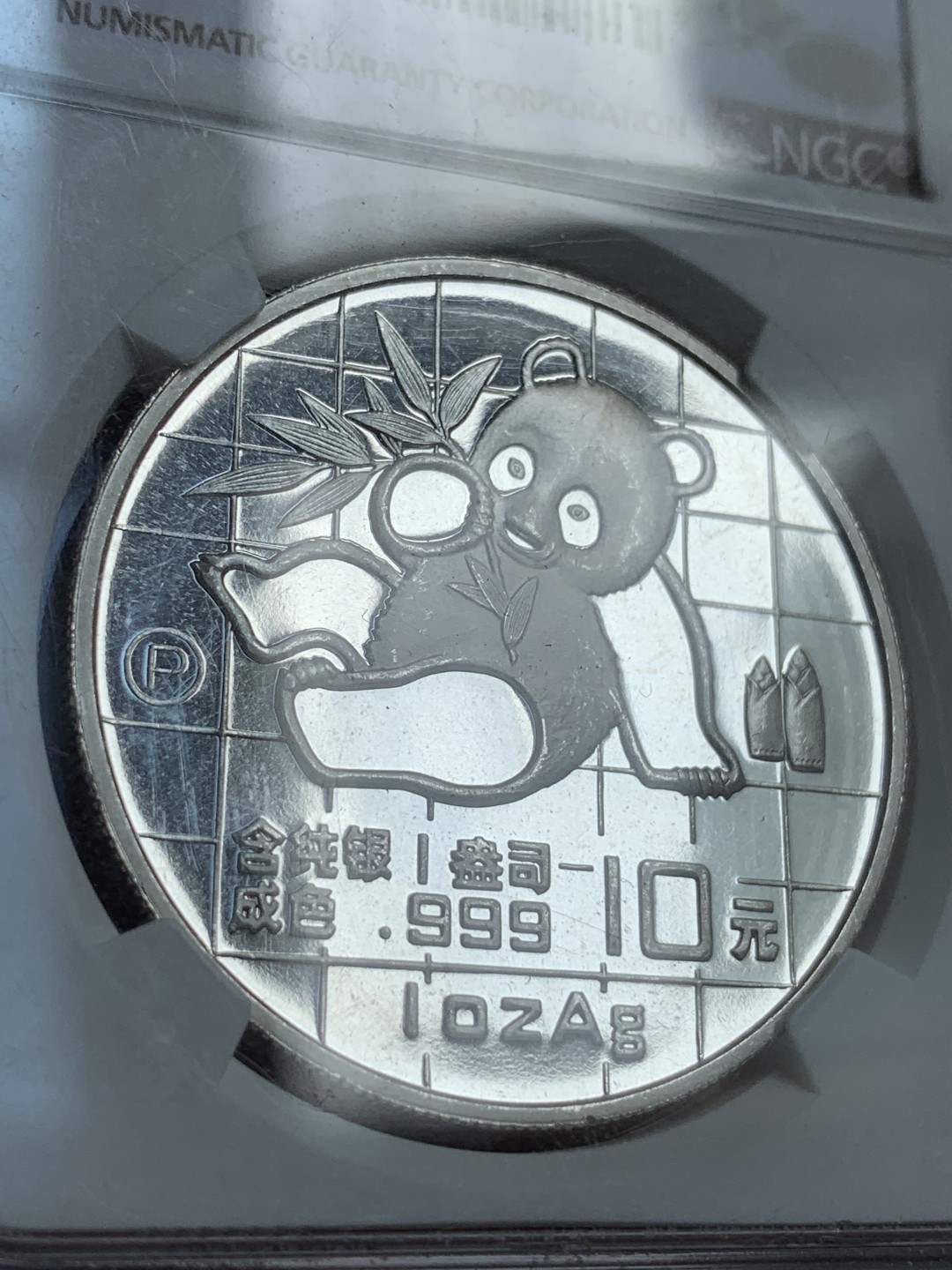《竞宝斋》第69场-本周日，周一，周四.3场连拍（全场不限金额包邮） NGC-PF67UC 高等级1989年 精制版中国熊猫 十元银币 熊猫易得 精制难求