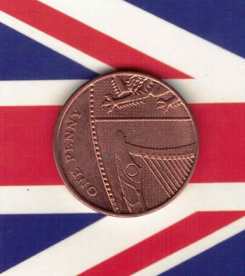 英国2010年1便士 纪念币 实物如图 