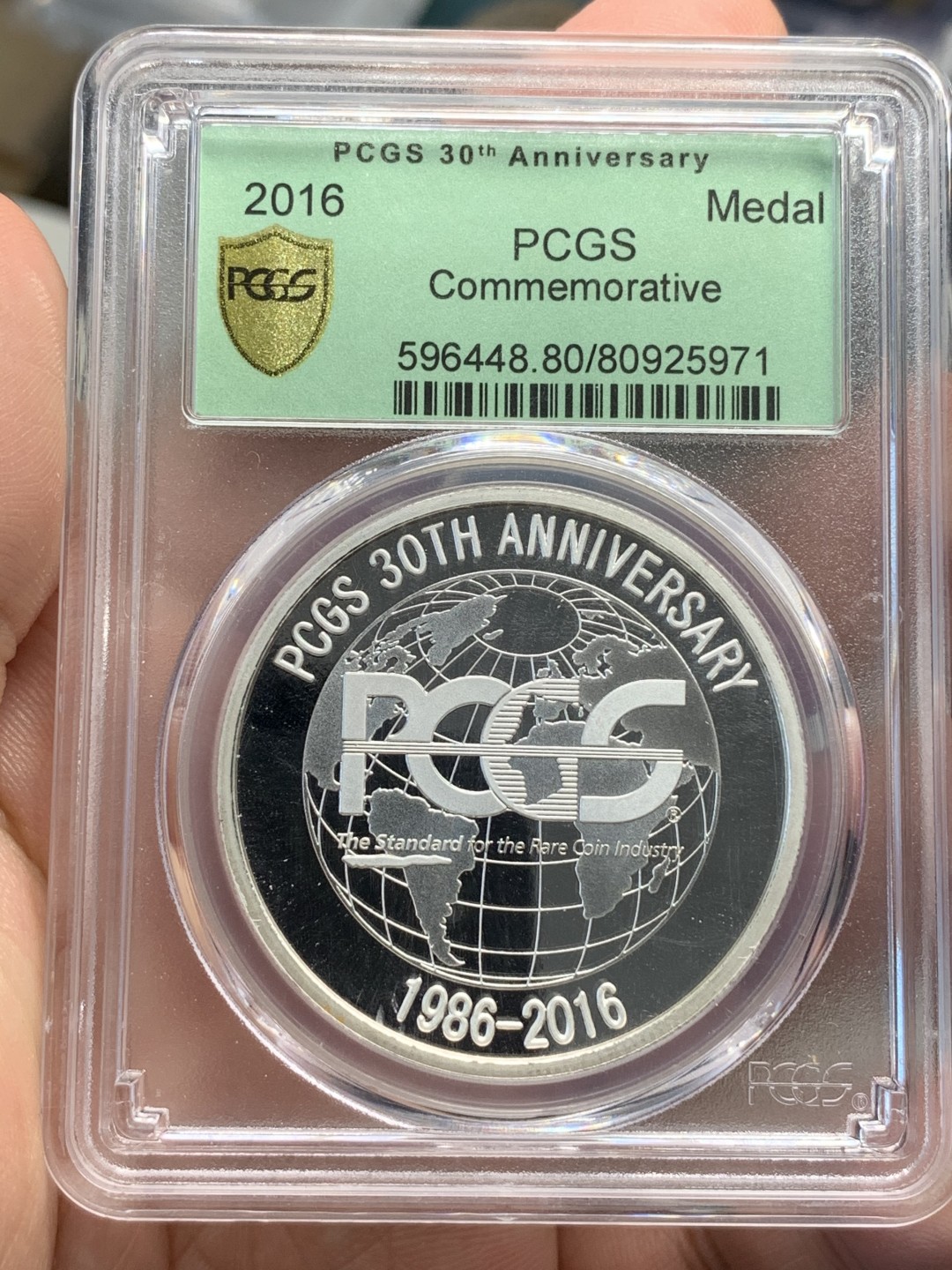 《竞宝斋》第69场-本周日，周一，周四.3场连拍（全场不限金额包邮） 2016年 PCGS公司30周年纪念章