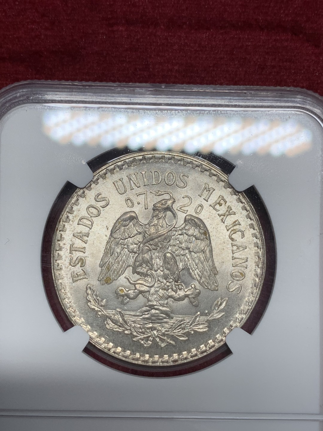 《竞宝斋》第69场-本周日，周一，周四.3场连拍（全场不限金额包邮） NGC-MS65 墨西哥 1924年 鹰洋 大银币 顶级车轮光 非常漂亮