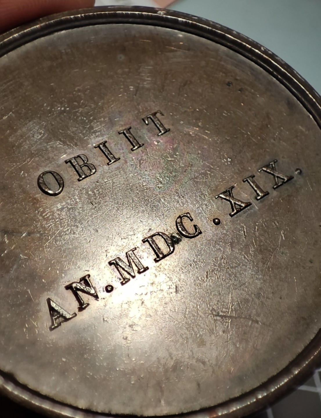 gush小明220705 荷兰让.德奥尔登巴内维尔特纪念铜章 高浮雕，品相不错，约1850前后