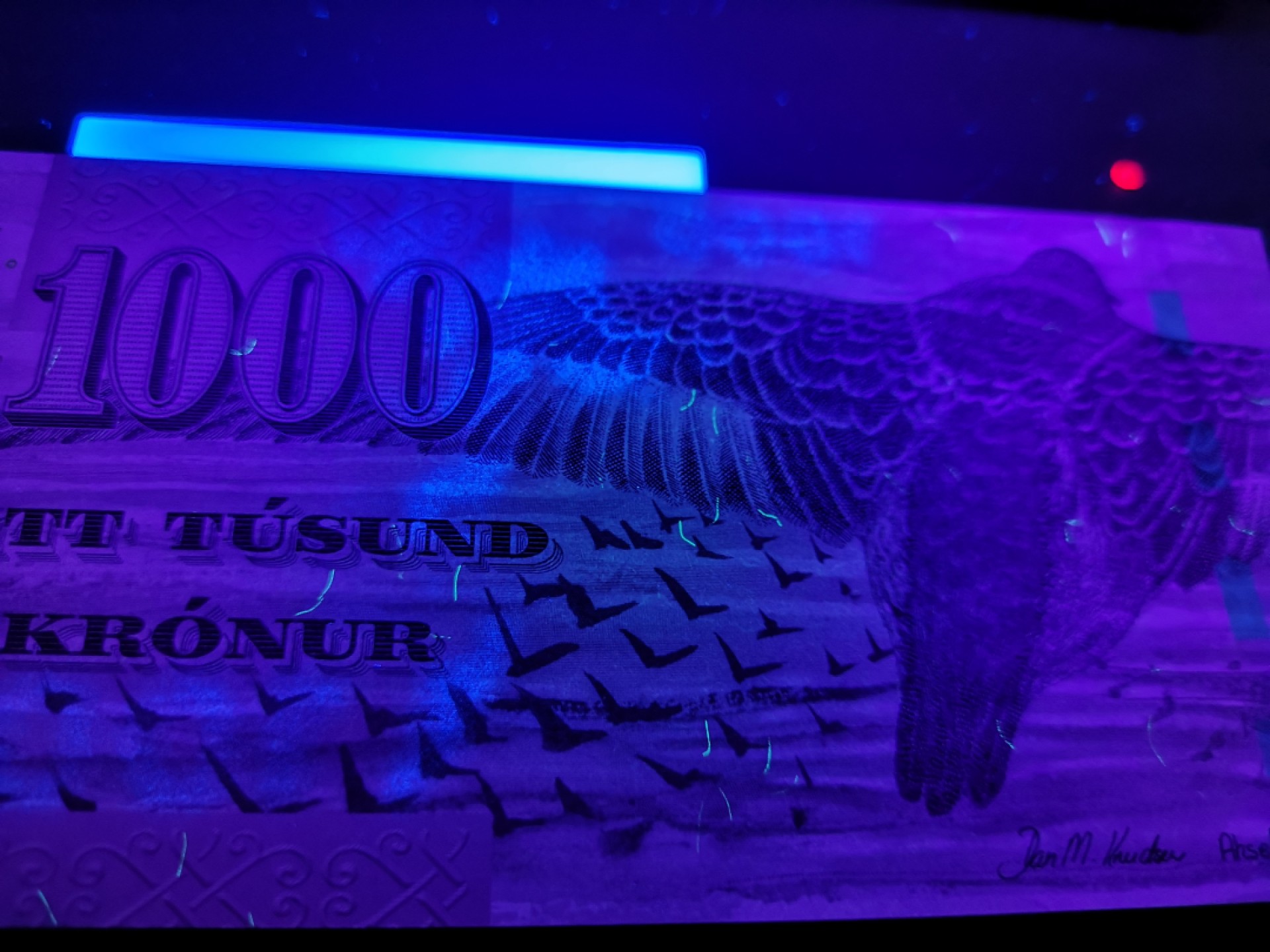 《外钞收藏家》第一百八十六期 法罗群岛1000克朗 AU品相