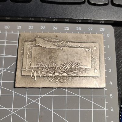 gush小明220705 法国罗讷河口总理事会镀银铜章