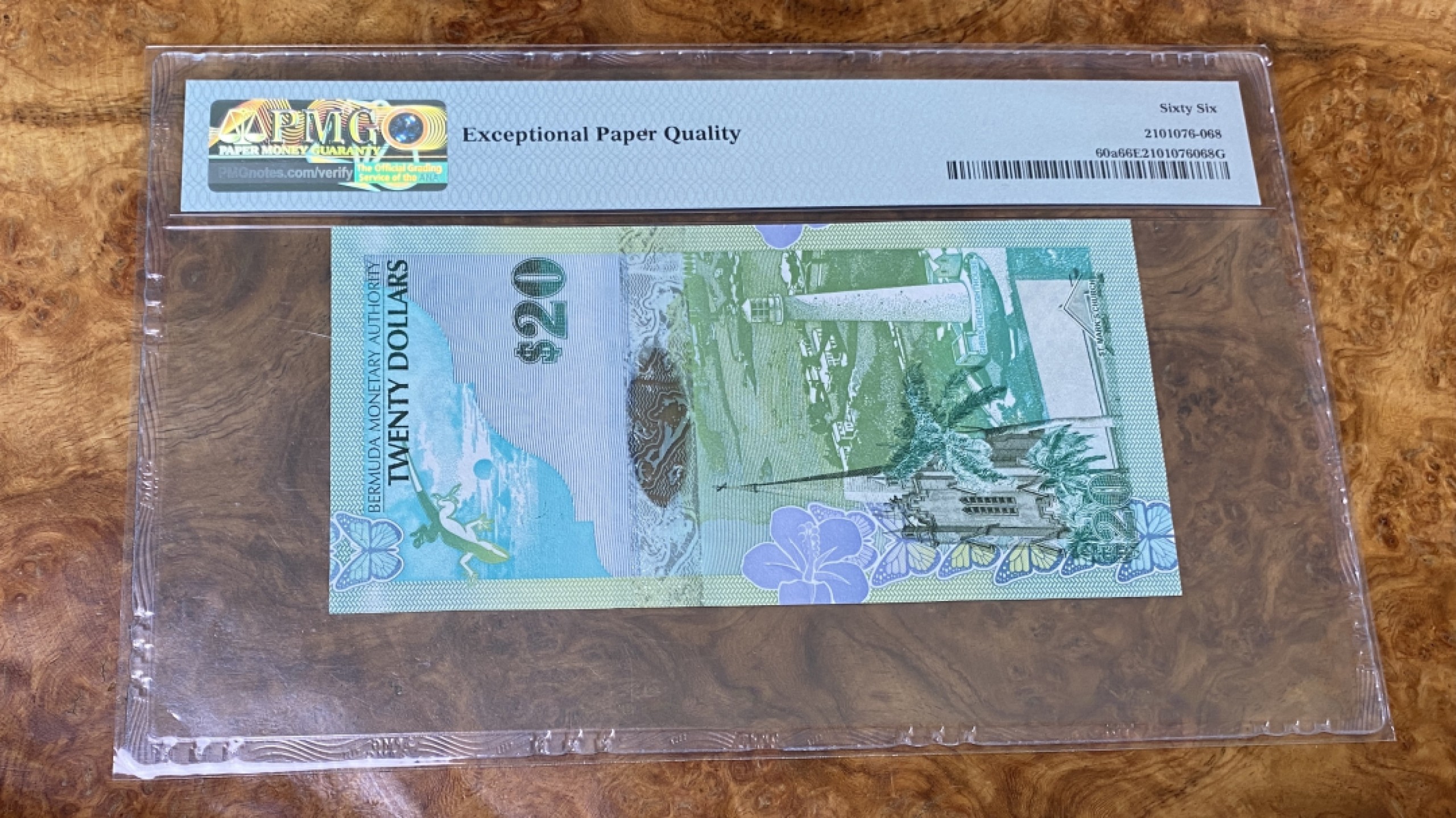 Chase Auction 第15期 - - 民国钞，外钞高分场（2022最后一期） 2009年百慕大20元，PMG66分！洋葱首发冠！