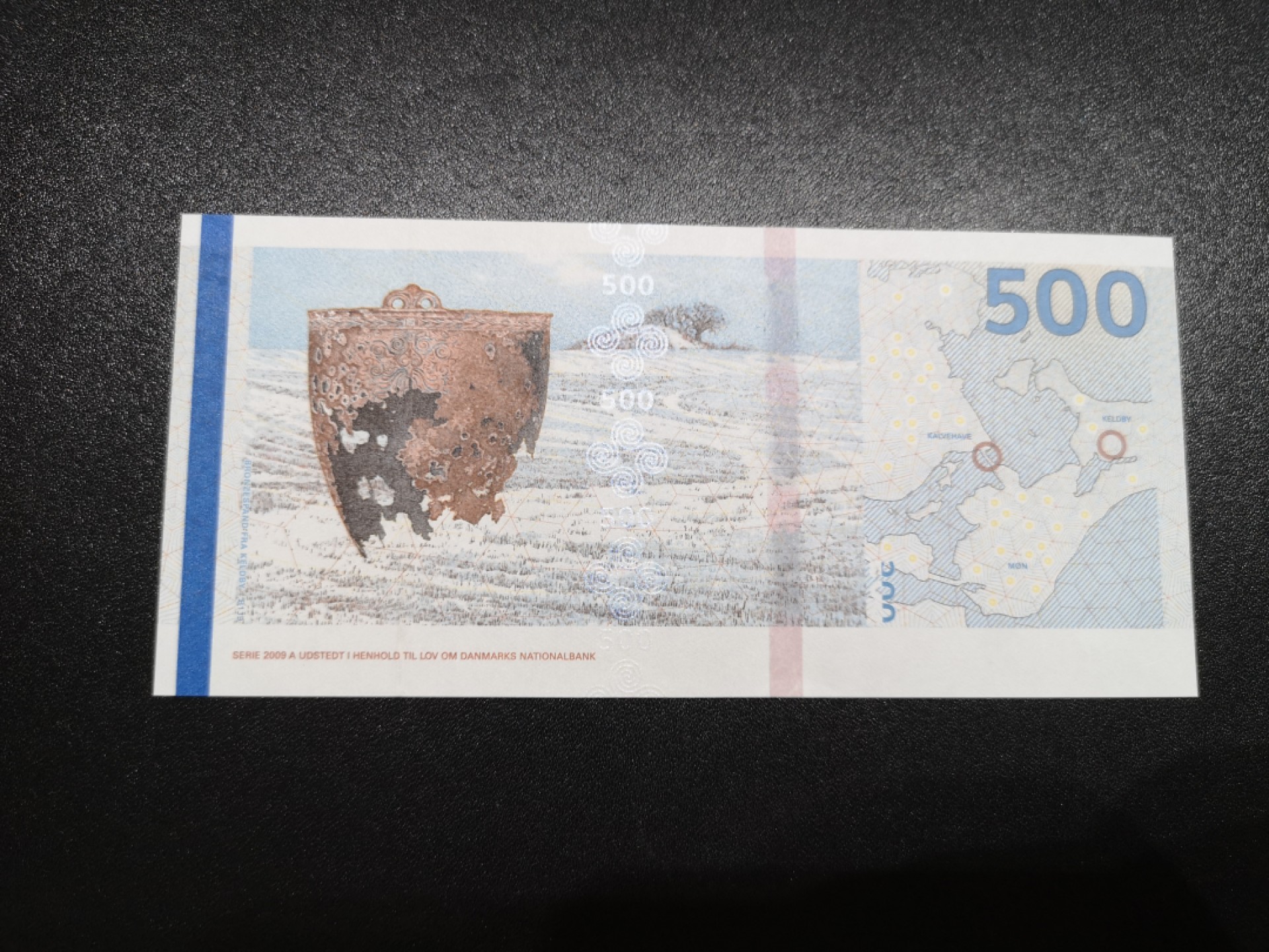 《外钞收藏家》第一百八十六期 丹麦桥版500克朗 全新UNC 百位号