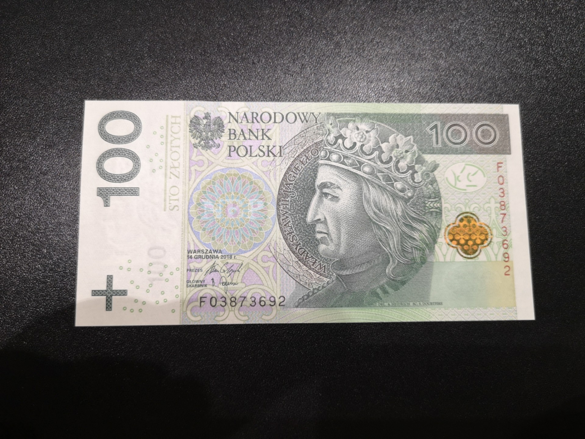 《外钞收藏家》第一百八十六期 2018年波兰100兹罗提 全新UNC