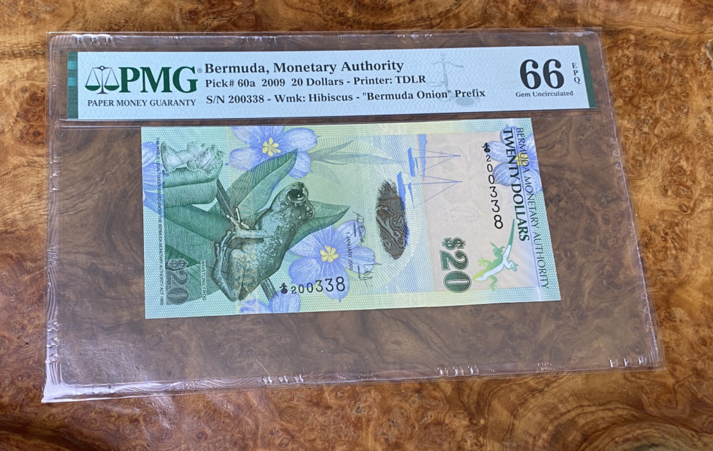 Chase Auction 第15期 - - 民国钞，外钞高分场（2022最后一期） 2009年百慕大20元，PMG66分！洋葱首发冠！