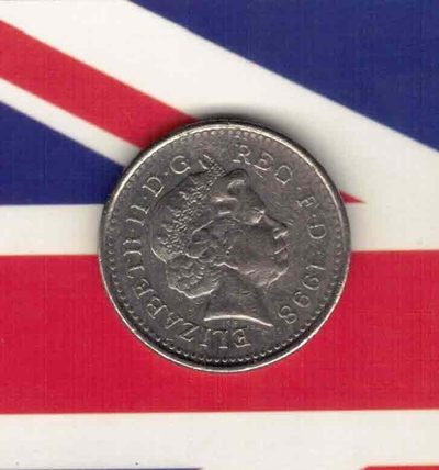 英国1998年5便士 实物如图       - 英国1998年5便士 实物如图      