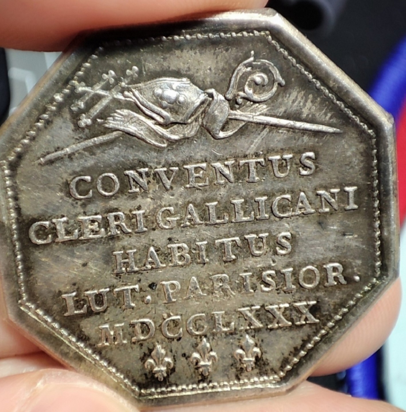 gush小明220705 法国八角银章路易十六1780年